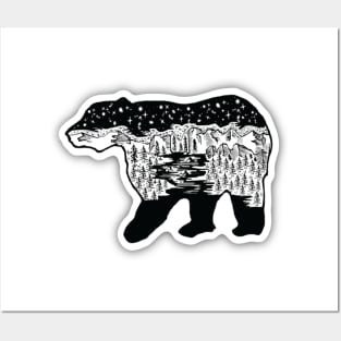 Hydro sticker (Bear) Posters and Art